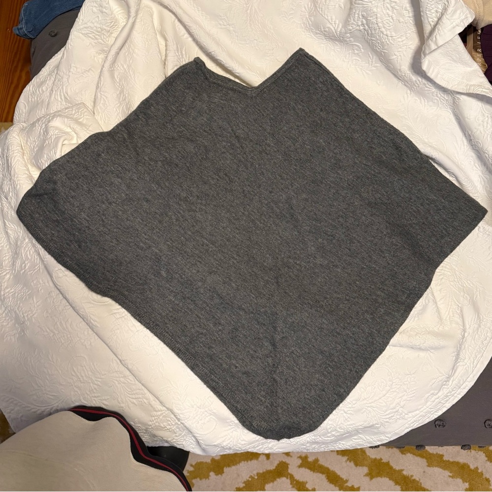 Gray Women's Poncho